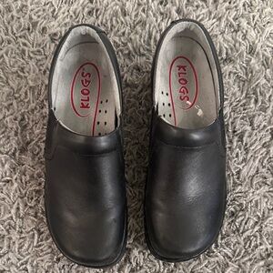 Klogs Black Slip-On Shoes